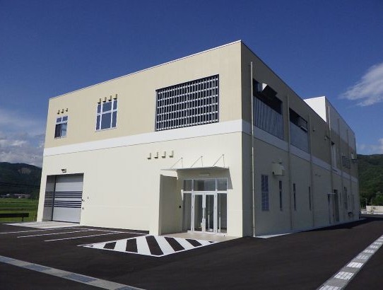 エコパーク湖北（汚泥再生処理センター）の外観写真