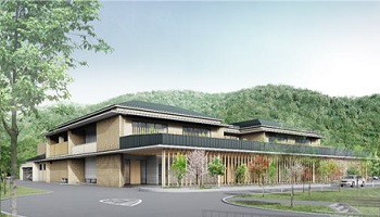 こもれび苑の完成イメージCG画像（寄り）